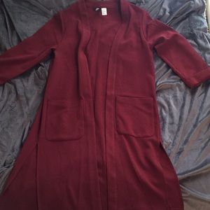 H&M cropped sleeve light coat